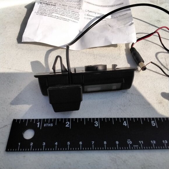 Car Rearview Camera HD CCD Night Vision 120° Angle Waterproof Backup Reverse - Picture 7 of 12